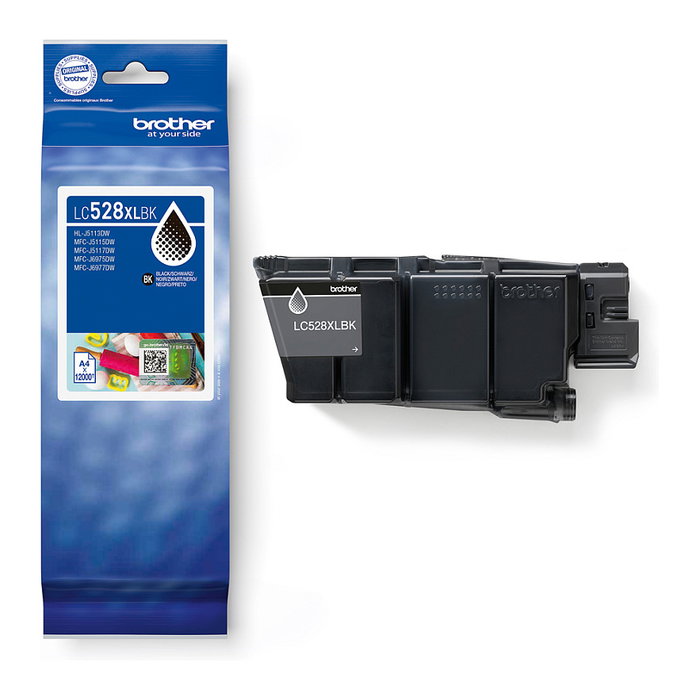 Brother LC528XLBK Cartucho de Tinta Negro XL/XXL Ultra High Yield Brother LC528XLBK Cartucho de Tinta Negro XL/XXL Ultra High Yield