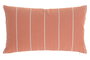 DKD Home Decor Cojín de Algodón Reciclado 50x30 Rayas Naranja Pack de 2