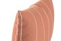 DKD Home Decor Cojín de Algodón Reciclado 50x30 Rayas Naranja Pack de 2
