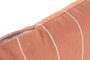 DKD Home Decor Cojín de Algodón Reciclado 50x30 Rayas Naranja Pack de 2