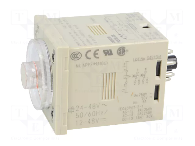 OMRON H3CR-F8 Relé de tiempo DPDT 24VAC/24VDC