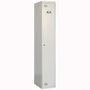 Simonrack Taquilla metálica de 1 puerta con cerradura, gris/gris 1800x500x300 mm