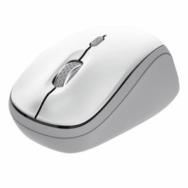 Trust Yvi+ Ratón Inalámbrico Ambidextro Blanco