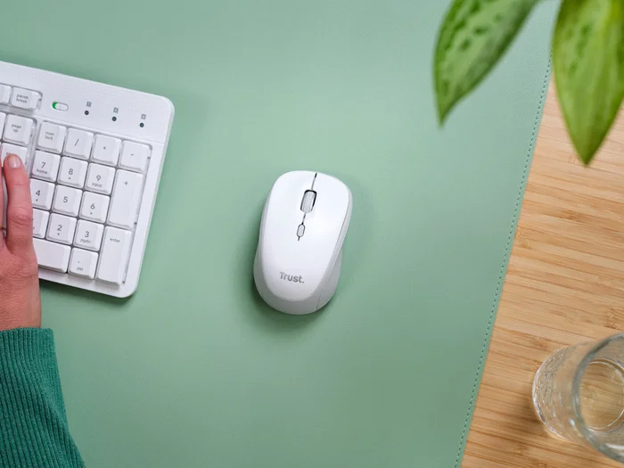 Trust Yvi+ Ratón Inalámbrico Ambidextro Blanco Trust Yvi+ Ratón Inalámbrico Ambidextro Blanco