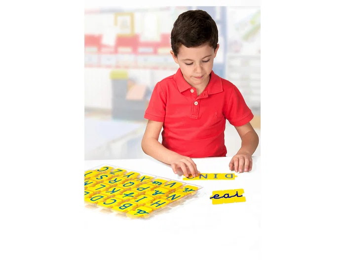 Miniland Juego de Abecedario Mayúsculas y Minúsculas 168 Piezas