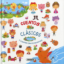 SUSAETA EDICIONES, Patito feo/Tres cerditos/El hombre de jengibre/El gato con botas/Los músicos de Bremen - SUSAETA EDICIONES
