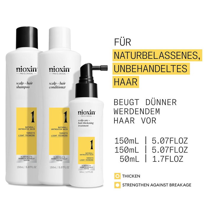 Tratamiento Anticaída Nioxin Trial Kit System 1 3 Piezas