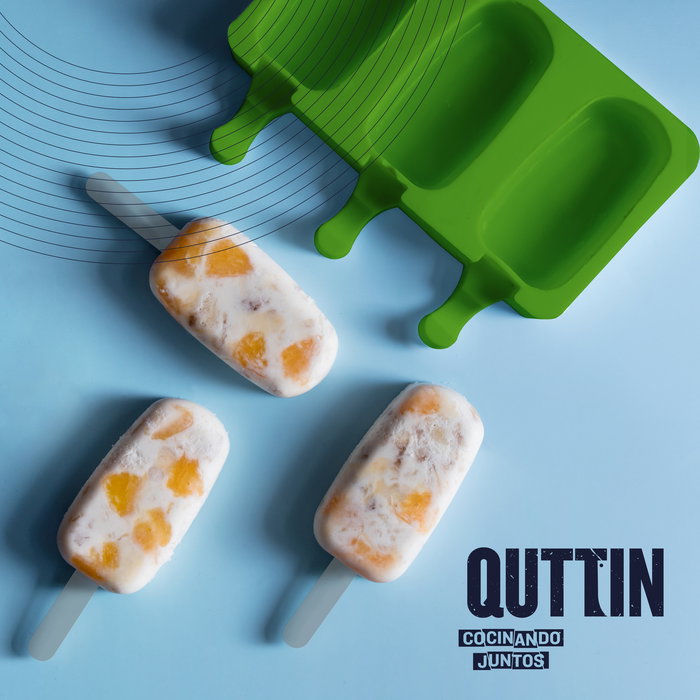 Quttin Molde para 3 Helados de Silicona 19.5x14.5x2.5 cm (24 Unidades)