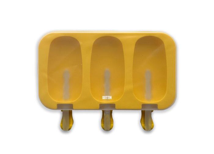 Quttin Molde para 3 Helados de Silicona 19.5x14.5x2.5 cm (24 Unidades)