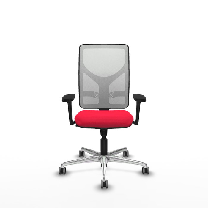 PIQUERAS Y CRESPO Silla de oficina Motilla con mecanismo Sincro, Rojo y Blanco PIQUERAS Y CRESPO Silla de oficina Motilla con mecanismo Sincro, Rojo y Blanco