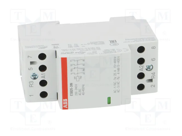 ABB ESB25-31N-06 Contactor de 4 Polos Blanco