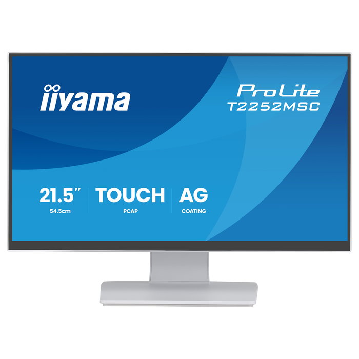 iiyama ProLite T2252MSC-W2AG 54,6 cm/21,5" Full HD IPS 5 ms Touch10pt HDMI DisplayPort USB-Hub Speakers VESA Blanco