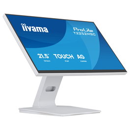 iiyama T2252MSC-W2AG Monitor Táctil 21.5" (54.6 cm) IPS Full HD 1920x1080, 5ms, 100Hz, Hub USB 3.2, Altavoces, HDMI, DisplayPort, Blanco, Montaje VESA 100x100