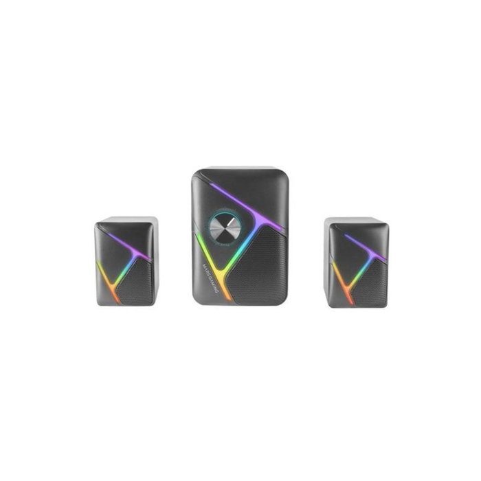 Mars Gaming MS-H21 Altavoces Gaming 2.1 RGB Negro