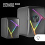 Mars Gaming MS-H21 Altavoces Gaming 2.1 RGB Negro