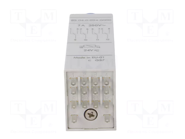 FINDER Relé de tiempo Serie 85 4PDT 24VAC/24VDC FINDER Relé de tiempo Serie 85 4PDT 24VAC/24VDC