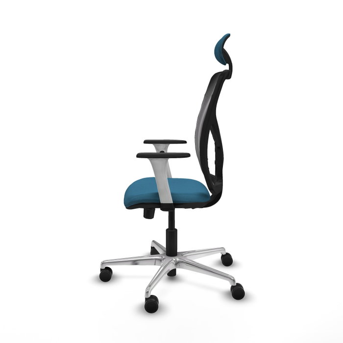 PIQUERAS Y CRESPO Silla de oficina Motilla con mecanismo Sincro/Traslack Verde petróleo PIQUERAS Y CRESPO Silla de oficina Motilla con mecanismo Sincro/Traslack Verde petróleo