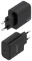 AISENS Cargador GaN 45W con 1xUSB-C PD3.0, Negro