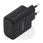 AISENS Cargador GaN 45W con 1xUSB-C PD3.0, Negro