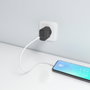 AISENS Cargador GaN 45W con 1xUSB-C PD3.0, Negro
