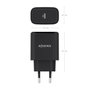 AISENS Cargador GaN 45W con 1xUSB-C PD3.0, Negro