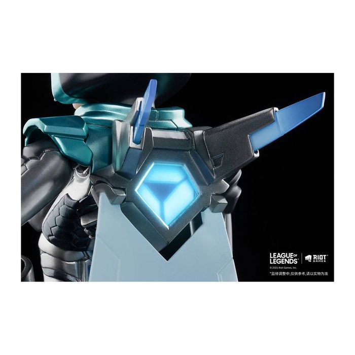 Aniplex Figura Articulada League of Legends Project con Luz, 25 cm, incluye accesorios en caja con ventana