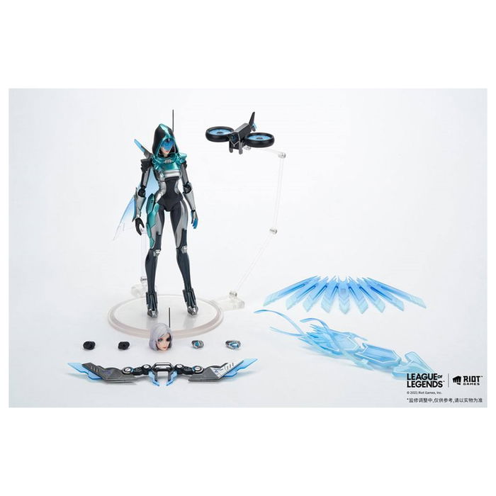 Aniplex Figura Articulada League of Legends Project con Luz, 25 cm, incluye accesorios en caja con ventana