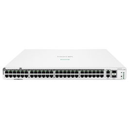 HP Enterprise Aruba Instant On 1960 Switch Gestionado L2+, 48 Puertos Gigabit PoE, 2 Puertos 10G Cobre 2x SFP+, 600W, Montaje Rack 1U - JL977A