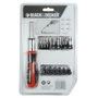 Black+Decker Juego multipuntas con carraca 29 piezas