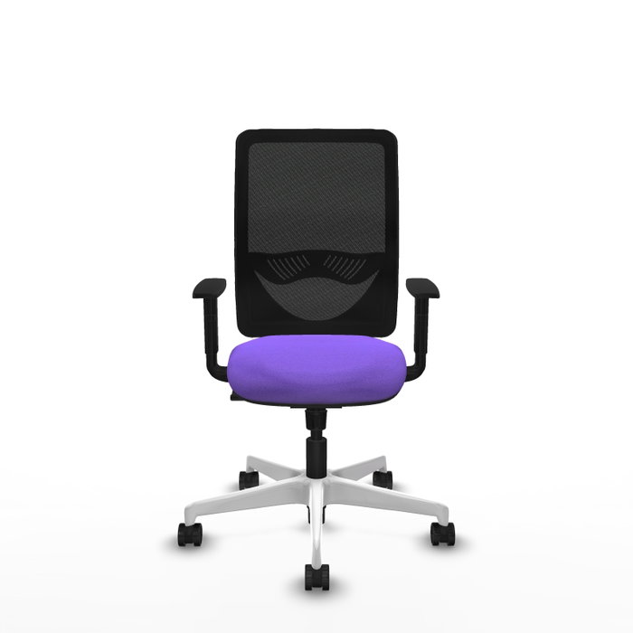 PIQUERAS Y CRESPO Silla de oficina Zulema con mecanismo Sincro, Lila y Negro PIQUERAS Y CRESPO Silla de oficina Zulema con mecanismo Sincro, Lila y Negro