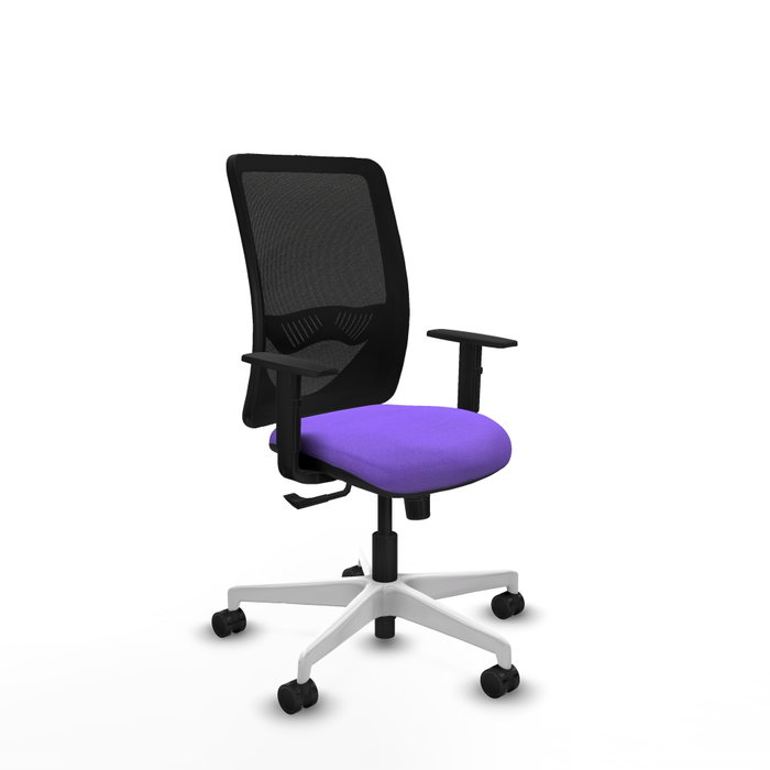 PIQUERAS Y CRESPO Silla de oficina Zulema con mecanismo Sincro, Lila y Negro PIQUERAS Y CRESPO Silla de oficina Zulema con mecanismo Sincro, Lila y Negro