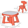 Ociotrends Set de Mesa + Dos Sillas 64*52*45,5 cm Edad Mínima: 2 años