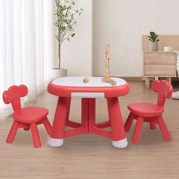 Ociotrends Set de Mesa + Dos Sillas 64*52*45,5 cm Edad Mínima: 2 años