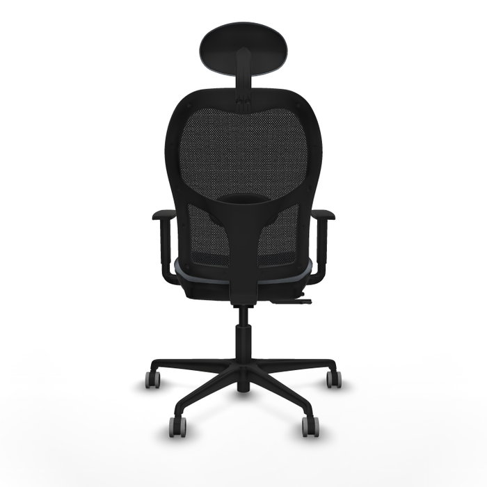 PIQUERAS Y CRESPO Silla de oficina Jorquera Gris con mecanismo Sincro/Traslack