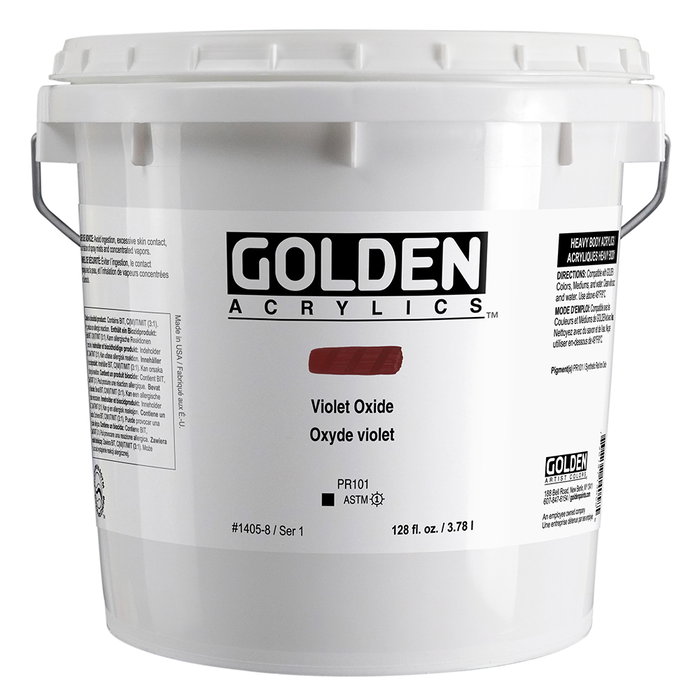 Golden Óxido Violeta Heavy Body Acrílico 3.78 L Golden Óxido Violeta Heavy Body Acrílico 3.78 L