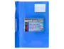Beautone Carpeta dossier con pinza lateral azul A4, pack de 10