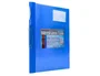Beautone Carpeta dossier con pinza lateral azul A4, pack de 10