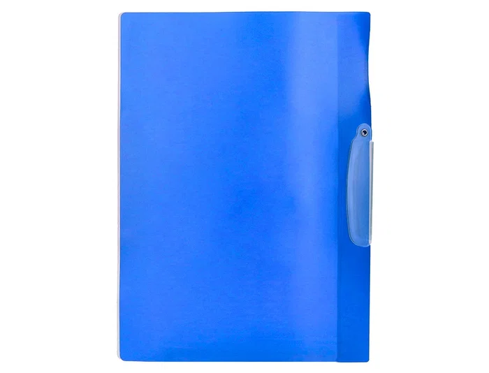 Beautone Carpeta dossier con pinza lateral azul A4, pack de 10