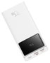 Baseus Star-lord 20000mAh 22.5W Carga Rápida Digital Power Bank Blanco con Cable USB-C 3A 0.3m