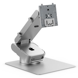 Alogic ASPEKT Omni Fold Stand Mac mini para Monitor de 32 Pulgadas Silver