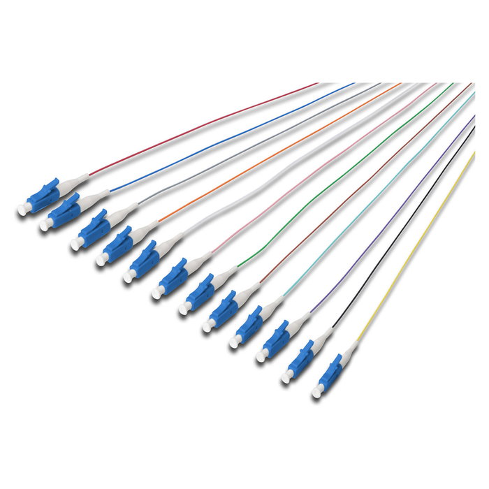 Digitus Latiguillo Fibra Óptica OS2 Monomodo LC Simplex, 2m, Multicolor, 12 Unidades Digitus Latiguillo Fibra Óptica OS2 Monomodo LC Simplex, 2m, Multicolor, 12 Unidades
