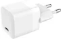 Vision Cargador Rápido USB-C 30W con Adaptador EU Plug - Blanco - 5V/3A, 9V/3A, 12V/2.5A, 15V/2A, 20V/1.5A - Fuente de Alimentación Universal