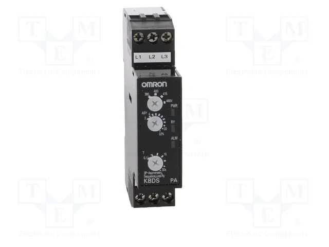 OMRON K8DS-PA2 Relé de monitorización de tensión SPDT