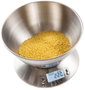 Adler Báscula de cocina digital con bol de 2 l, inoxidable, Ad3134, máx. 5 kg