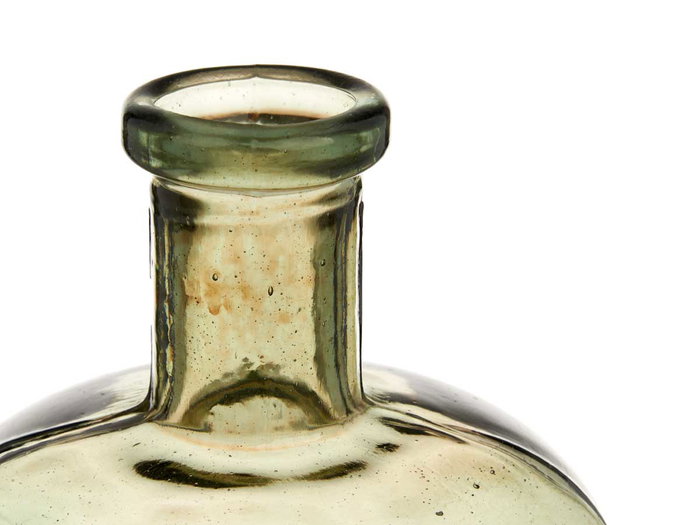 Giftdecor Botella Decorativa Vidrio Ancha Champagne 15 x 24 x 15 cm (Set de 6)