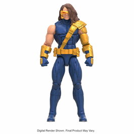Hasbro Marvel Legends X-Men Figura de Cyclops de 15 cm Edición Era de Apocalipsis, PVC Articulada, Incluye Piezas de Colossus