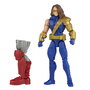 Hasbro Marvel Legends X-Men Figura de Cyclops de 15 cm Edición Era de Apocalipsis, PVC Articulada, Incluye Piezas de Colossus