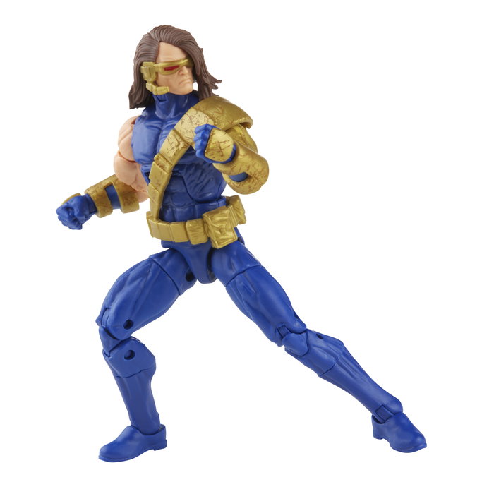 Hasbro Marvel Legends X-Men Figura de Cyclops de 15 cm Edición Era de Apocalipsis, PVC Articulada, Incluye Piezas de Colossus