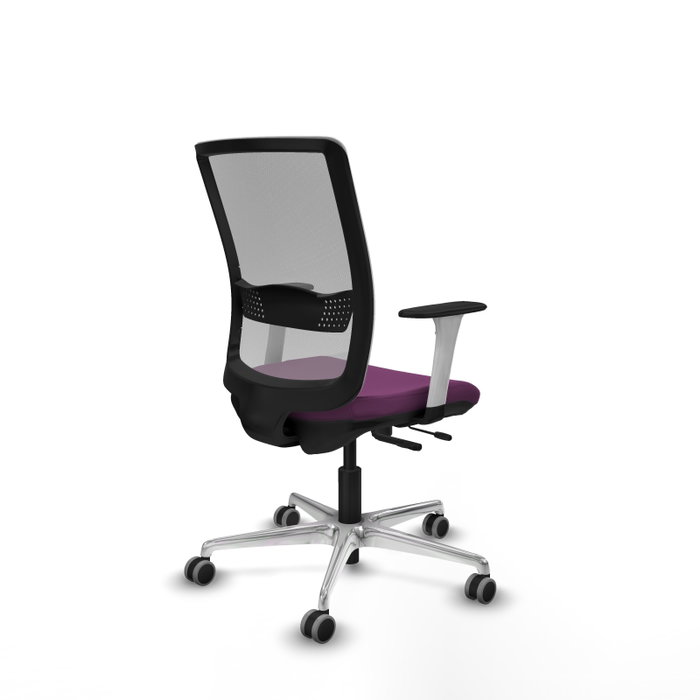 PIQUERAS Y CRESPO Silla de oficina Haches Morado y Gris PIQUERAS Y CRESPO Silla de oficina Haches Morado y Gris