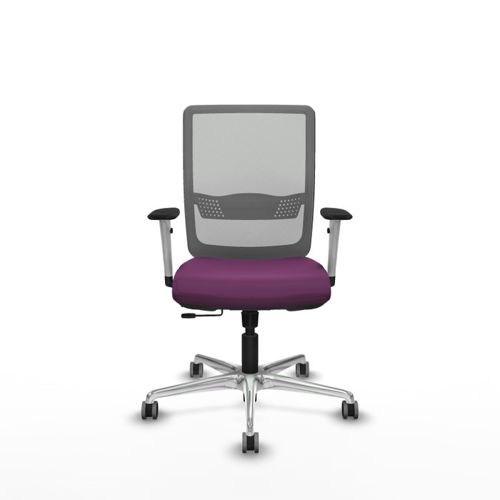 PIQUERAS Y CRESPO Silla de oficina Haches Morado y Gris PIQUERAS Y CRESPO Silla de oficina Haches Morado y Gris